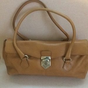 Brown/Tan color leather purse